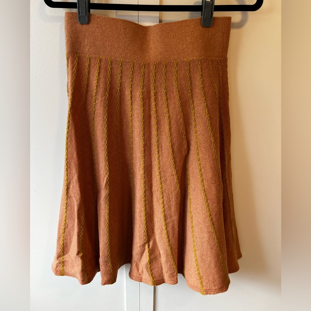 Roolee Women’s Wool Blend‎ Orange Skirt Size Small